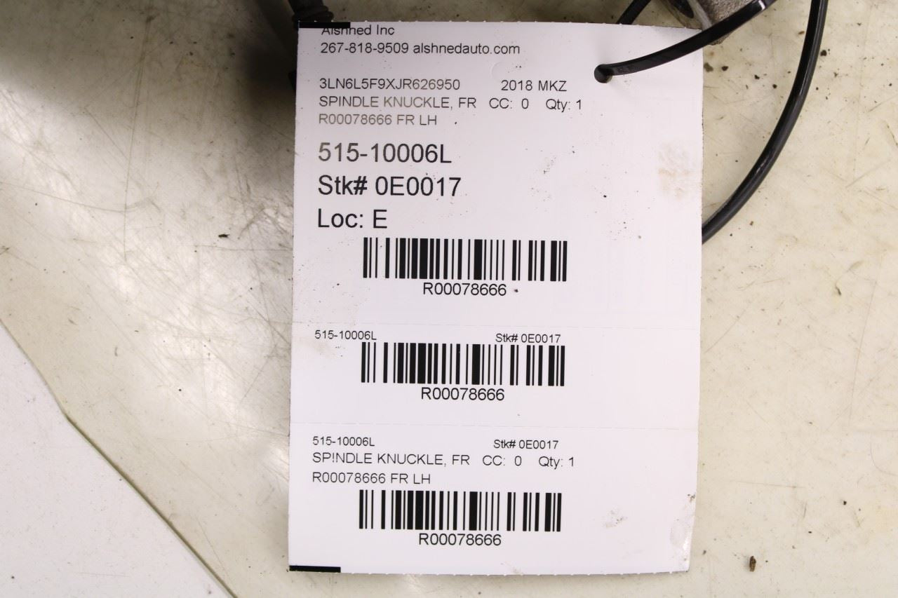 2017-2020 Lincoln MKZ Reserve Front Left Side Spindle Knuckle Hub HP5C-3K171-A - Alshned Auto Parts