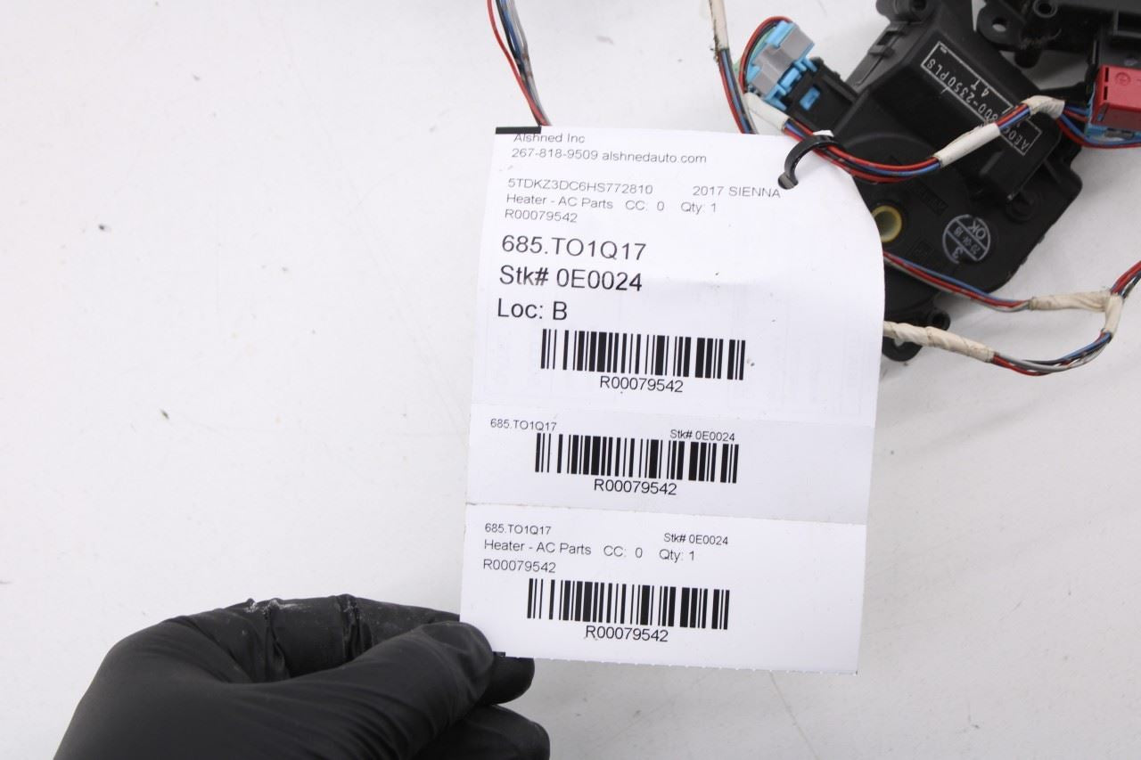 2011-20 Toyota Sienna LE HVAC Blend Door Actuator Motor Set of 4 w/ Wire Harness - Alshned Auto Parts
