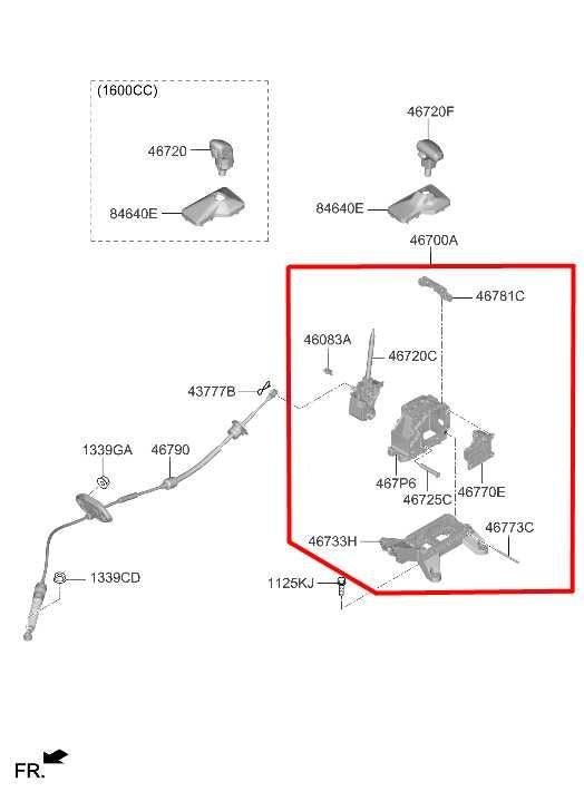 2021-25 Hyundai Elantra SE 2.0L Auto Transmission Gear Shifter Lever 46700-AA100 - Alshned Auto Parts
