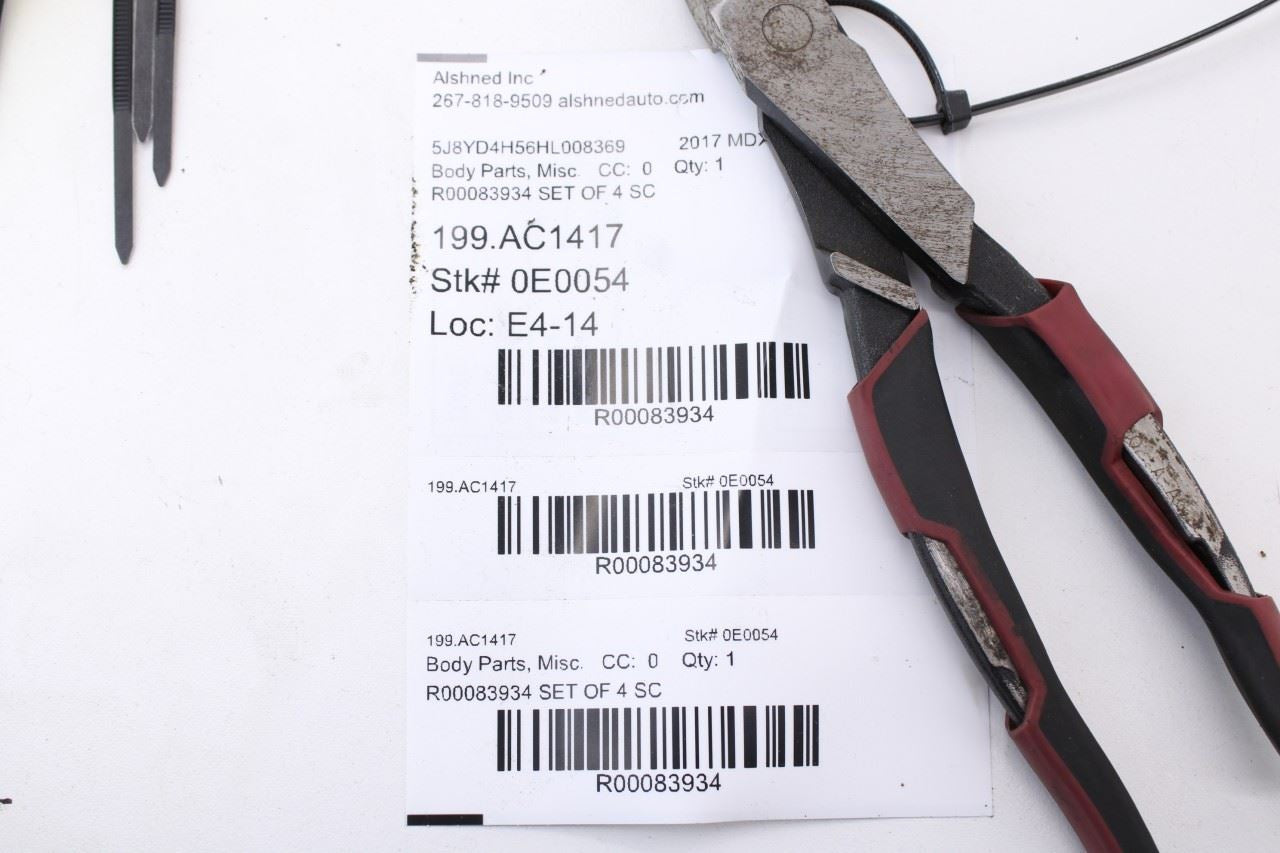 14-20 Acura MDX w/Technology Pkg FR and RR RH and LH Door Sill Scuff Kick Plate18