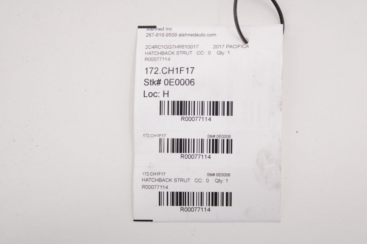 17-2020 Chrysler Pacifica Rear RH and LH Liftgate Power Lift Strut 68230340AD - Alshned Auto Parts