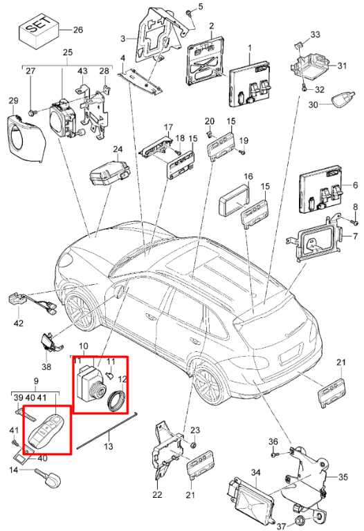 11-18 Porsche Cayenne Platinum 3.6L Engine Start Ignition Switch w/ Transmitter - Alshned Auto Parts