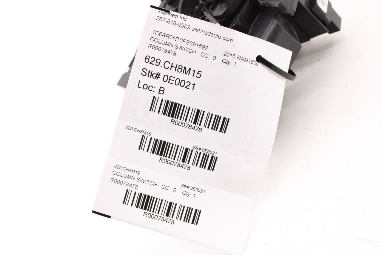 11-20 Ram 1500 Laramie Crew Cab Steering Column Light Turn Signal Wiper Switch - Alshned Auto Parts