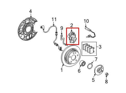 2006-09 Mercedes-Benz CLK 350 Rear Right and Left Driver Side Brake Disc Caliper - Alshned Auto Parts