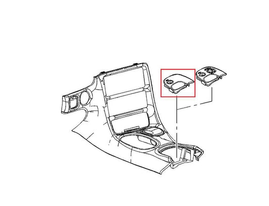 1997-00 Chevrolet Corvette Front Center Console Traction Control Panel 12135154 - Alshned Auto Parts