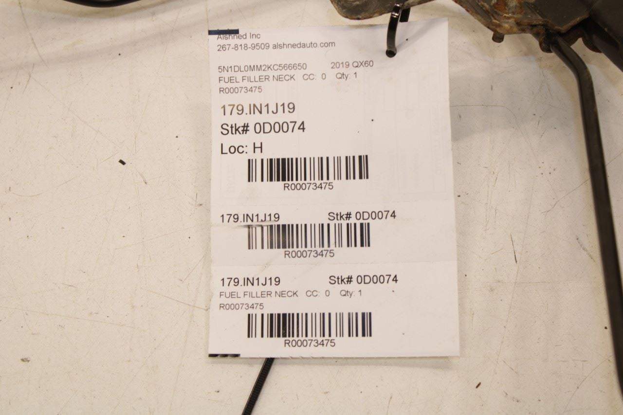 2014-2020 Infiniti QX60 Pure 3.5L Fuel Filler Neck Tube Pipe 17221-3JA1B OEM - Alshned Auto Parts