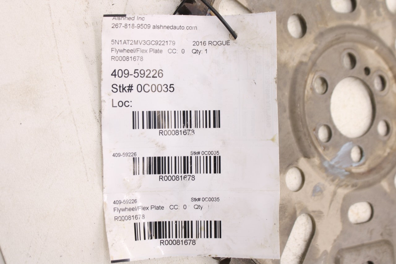 2014-2020 Nissan Rogue SV 2.5L Auto Transmission Flywheel Flexplate 12331-4BA0A9