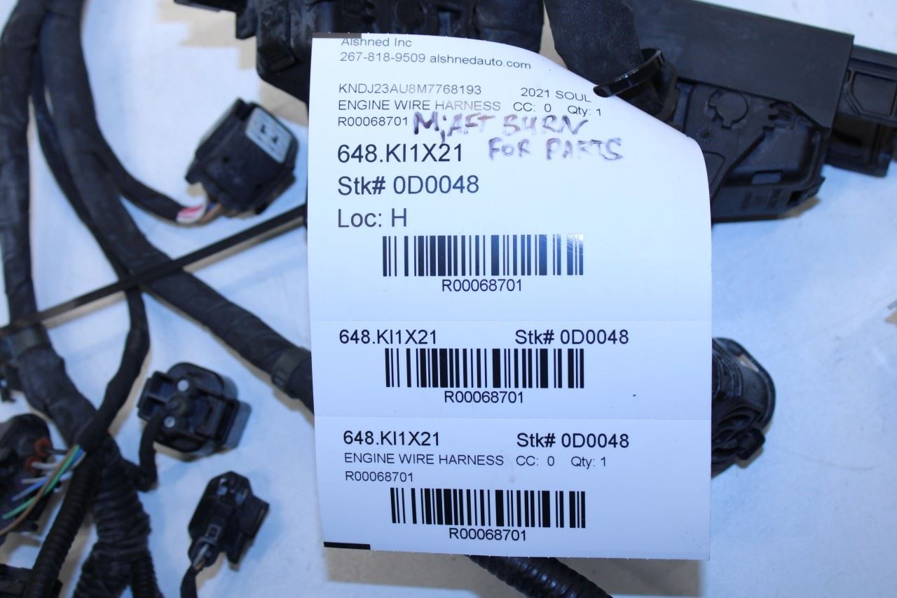 2020-2022 Kia Soul 2.0L AT Engine Wiring Harness 91440-K0080 OEM *ReaD* - Alshned Auto Parts
