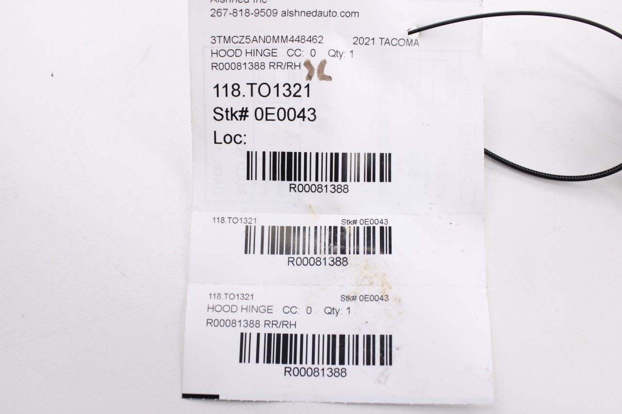 2015-2023 Toyota Tacoma SR5 3.5L Double Cab Rear Right Side Door Exterior Handle13