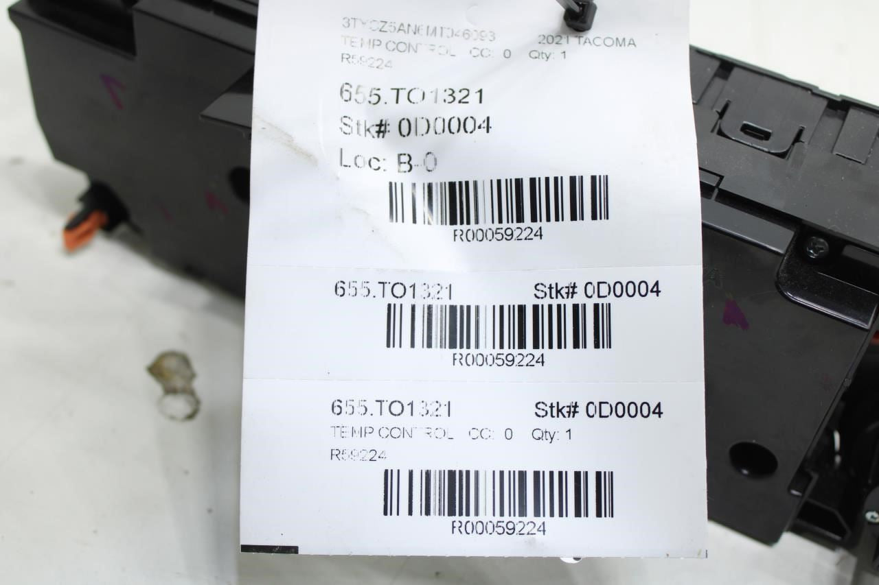 2018-2023 Toyota Tacoma AC Heater Temperature Climate Control 55900-04182-B0 OEM - Alshned Auto Parts