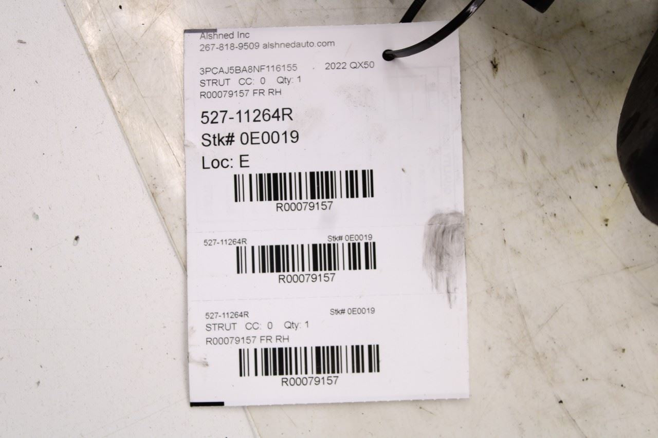 19-25 Infiniti QX50 LUXE 2L FWD Front Right Passenger Side Shock Strut Absorber - Alshned Auto Parts