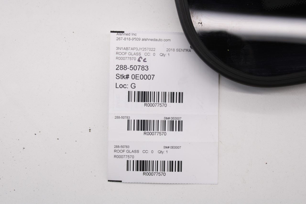 2013-2019 Nissan Sentra SL Roof Sunroof Glass Panel 91210-3SG0A OEM - Alshned Auto Parts