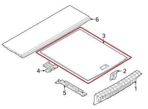 23-25 BMW 430i Gran Coupe xDrive Rear Trunk Floor Cargo Cover 51479871079 *ReaD* - Alshned Auto Parts