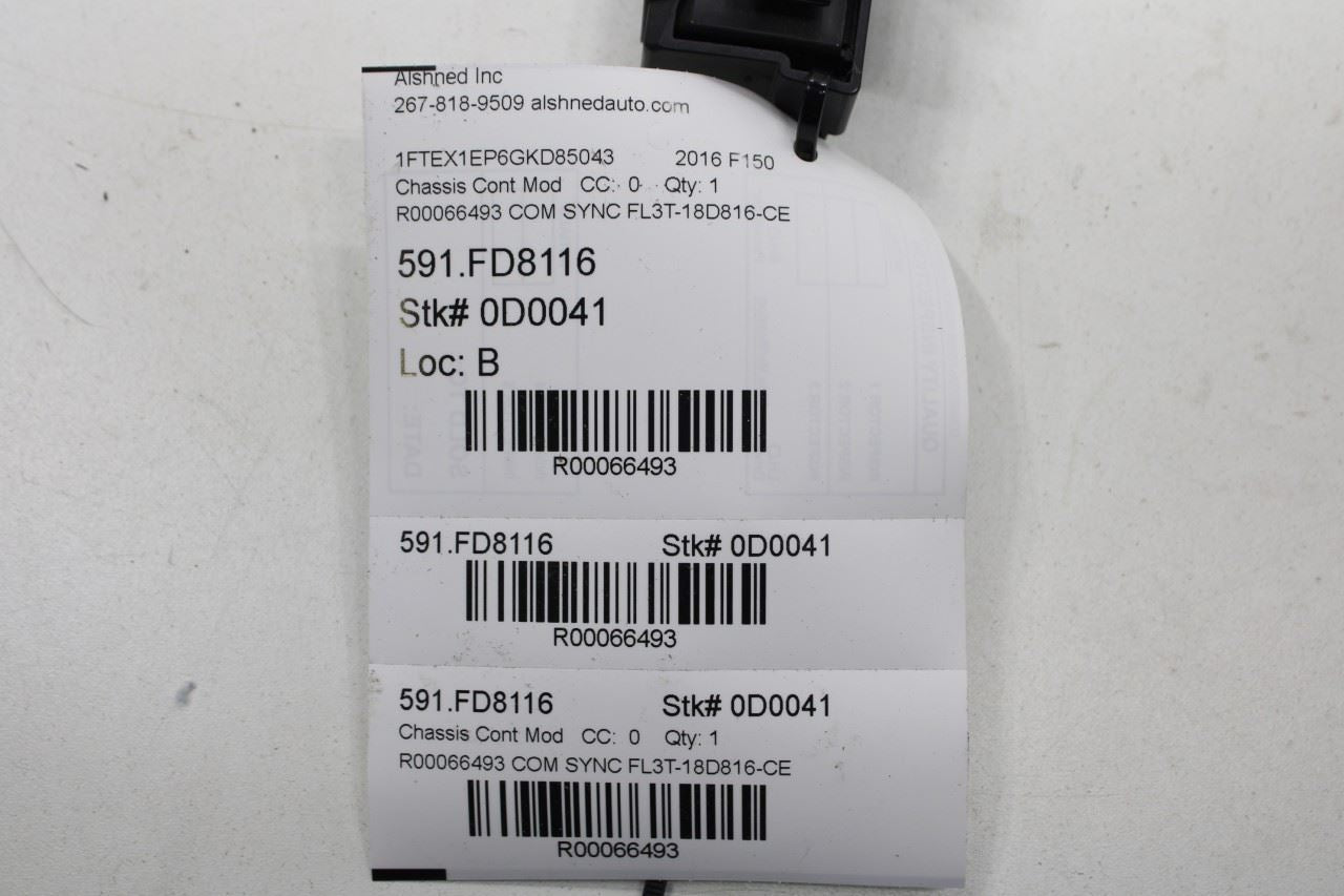 2015-2017 Ford F150 SuperCab Lariat Tire Pressure Monitoring System TPMS Module - Alshned Auto Parts