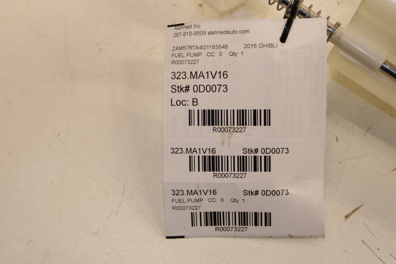 14-21 Maserati Ghibli S Q4 3.0L Fuel Gas Tank Level Gauge Pump Passenger RH Side - Alshned Auto Parts