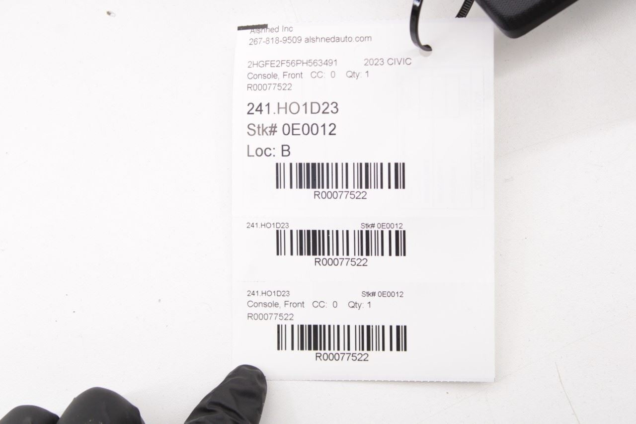 2022-26 Honda Civic Sport Front Center Console Shifter Bezel Trim w/ Cup Holder - Alshned Auto Parts