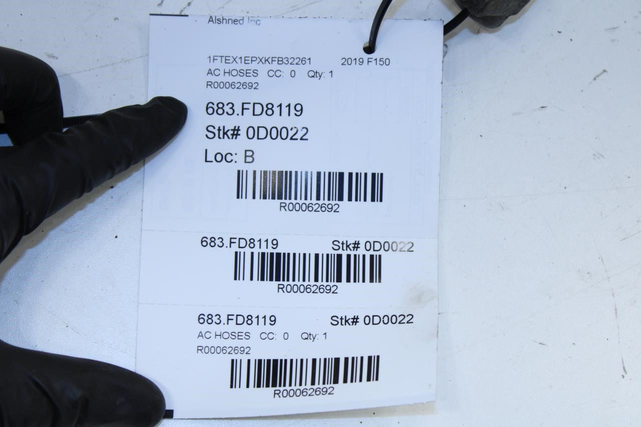 2015-2020 Ford F150 XL 2.7L AC Refrigerant Discharge Hose Tube JL3H-19972-GE OEM - Alshned Auto Parts