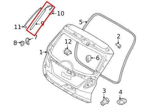 22-25 Hyundai Tucson SEL Rear RH and LH Tailgate Trunk Support Cylinder Strut - Alshned Auto Parts