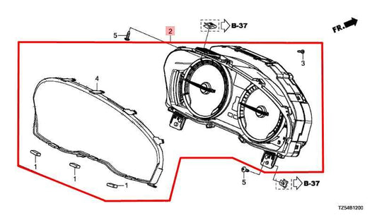 2017 Acura MDX Advance 3.5L Speedometer Gauge Instrument Cluster 147K Mileage - Alshned Auto Parts