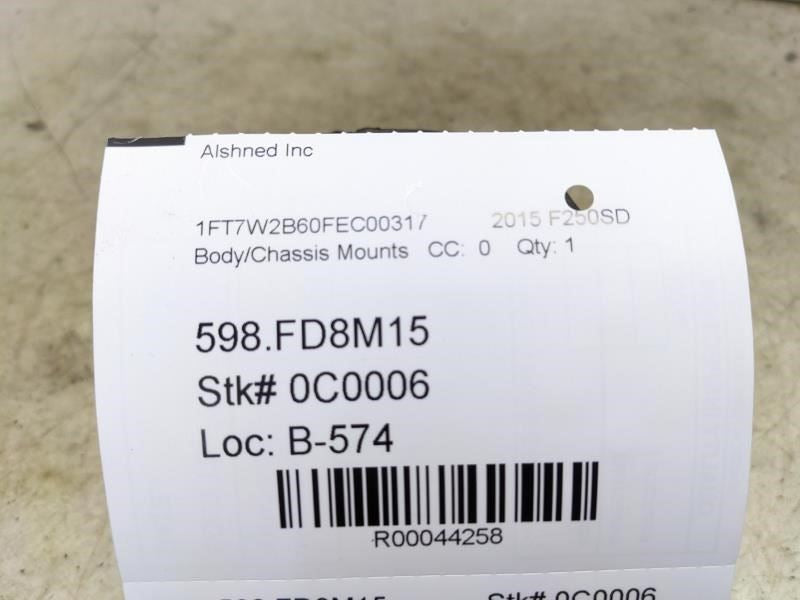 2008-2016 Ford F250SD Left Middle Body Mount Cushion 7C34-2500193-AD OEM - Alshned Auto Parts
