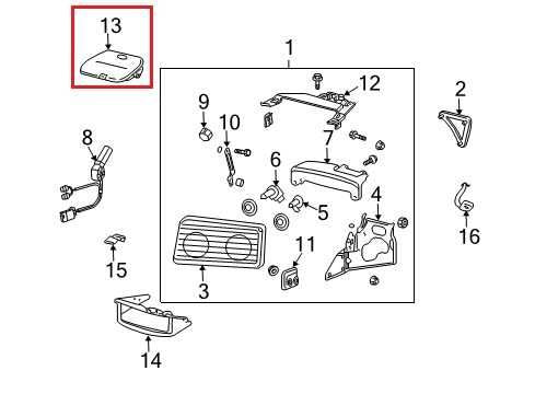 97-04 Chevrolet Corvette FR Left Side Headlamp Opening Door Lid 10319954 *ReaD* - Alshned Auto Parts