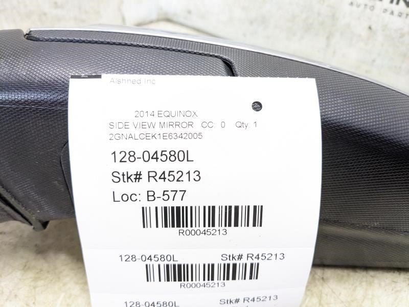 2014 Chevrolet Equinox Left Driver Side Rearview Mirror 23153003 OEM - Alshned Auto Parts