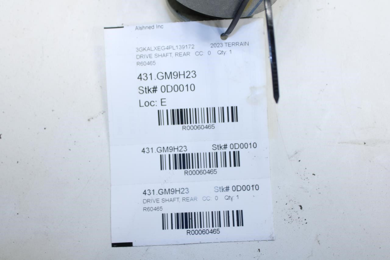 18-24 GMC Terrain Denali 1.5L AWD Rear Axle Driveline Torque Shaft Tube 85123937 - Alshned Auto Parts