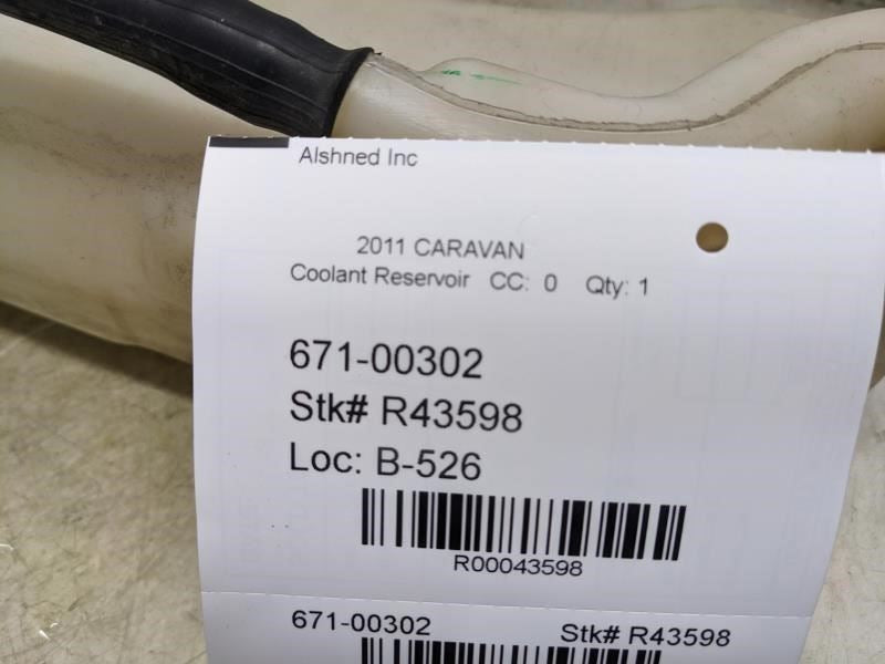 2008-2019 Dodge Grand Caravan Radiator Coolant Reservoir Bottle 4677569AB OEM - Alshned Auto Parts