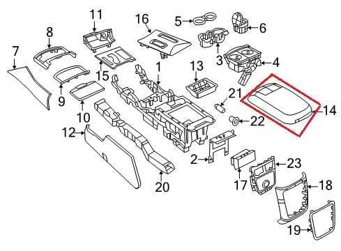 18-23 Dodge Charger GT AWD Center Console Armrest Storage Lid Cover 6LC27DX9AC - Alshned Auto Parts