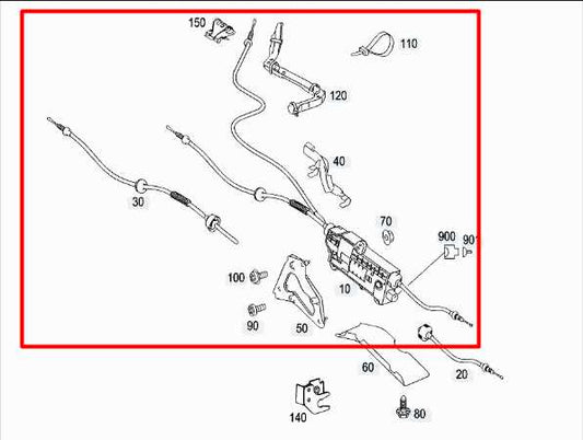07-11 Mercedes-Benz S550 Emergency Electric Parking Brake Actuator 221-430-28-49 - Alshned Auto Parts