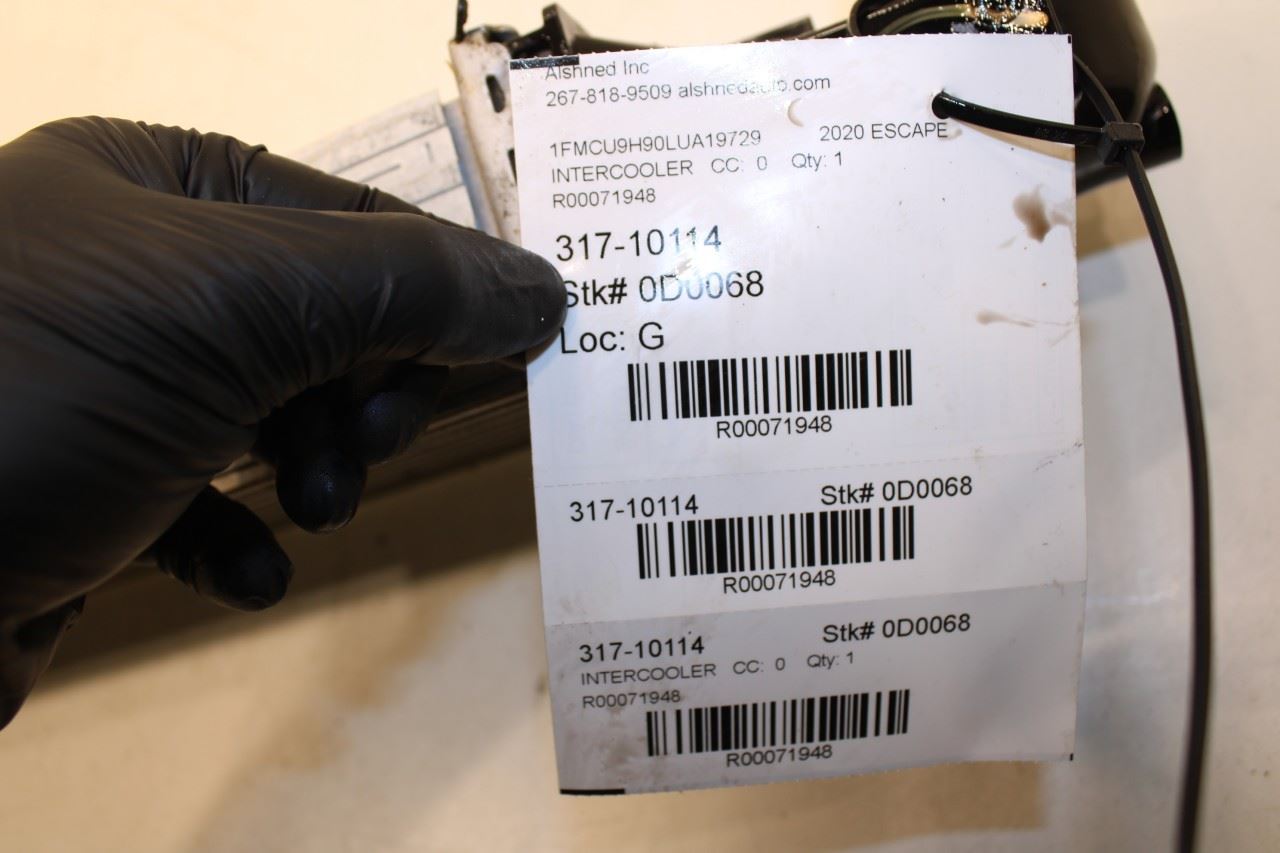2020-2023 Ford Escape SEL 2.0L Air Cooler Intercooler LX61-6K775-BD OEM - Alshned Auto Parts