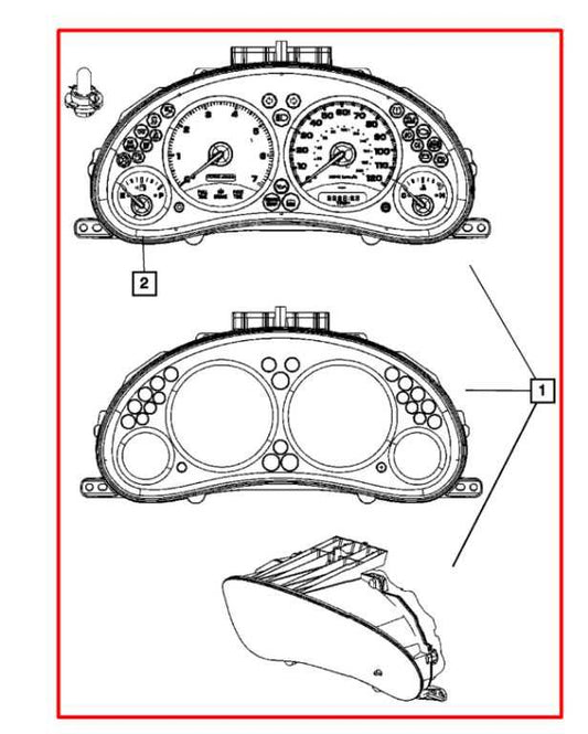 2006 Jeep Liberty Sport Speed Gauge Instrument Cluster 203K Mileage 56044865AD - Alshned Auto Parts