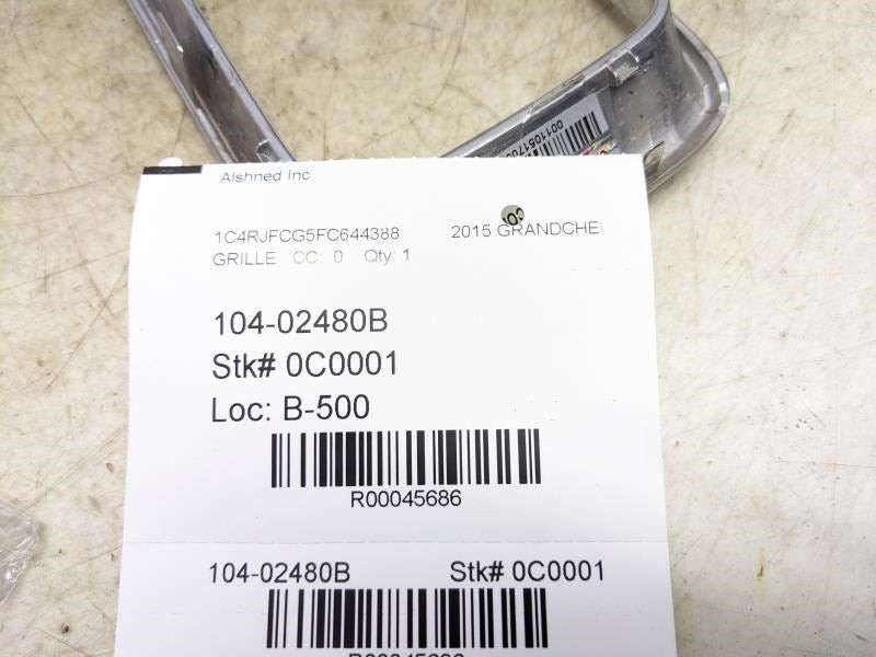 2015-16 Jeep Grand Cherokee Insert Grille Surround Trim Bezel 68143134AB *ReaD* - Alshned Auto Parts