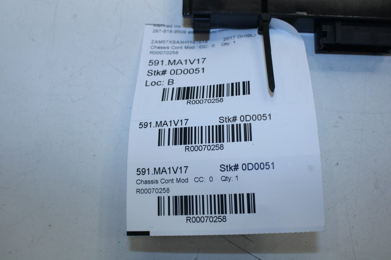 2017-21 Maserati Ghibli 3.0L RWD Front Driver Left Side Seat Control Module ECU - Alshned Auto Parts