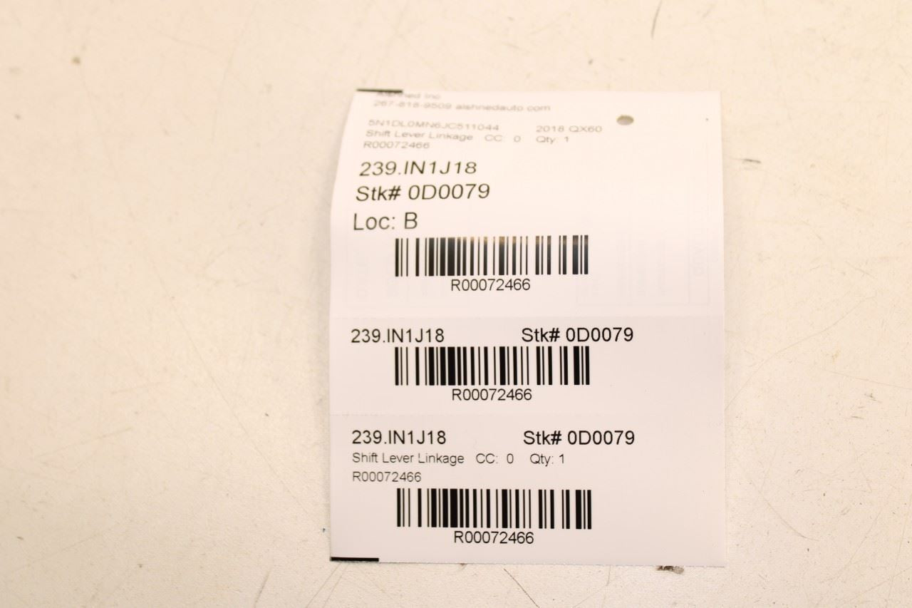 2016-2019 Infiniti QX60 3.5L FWD Automatic Transmission Gear Shifter Lever Knob - Alshned Auto Parts