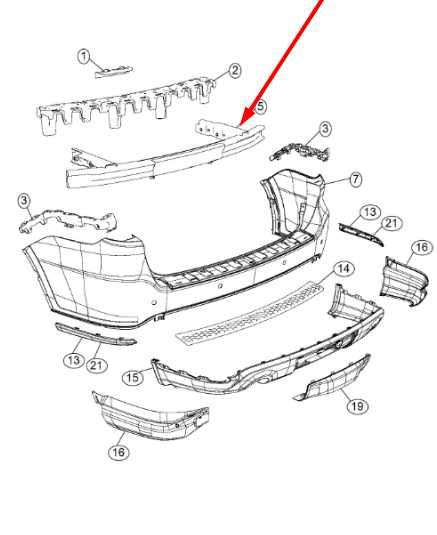 11-25 Dodge Durango SXT Rear Bumper Reinforcement Impact Bar Beam 4578827AJ OEM - Alshned Auto Parts