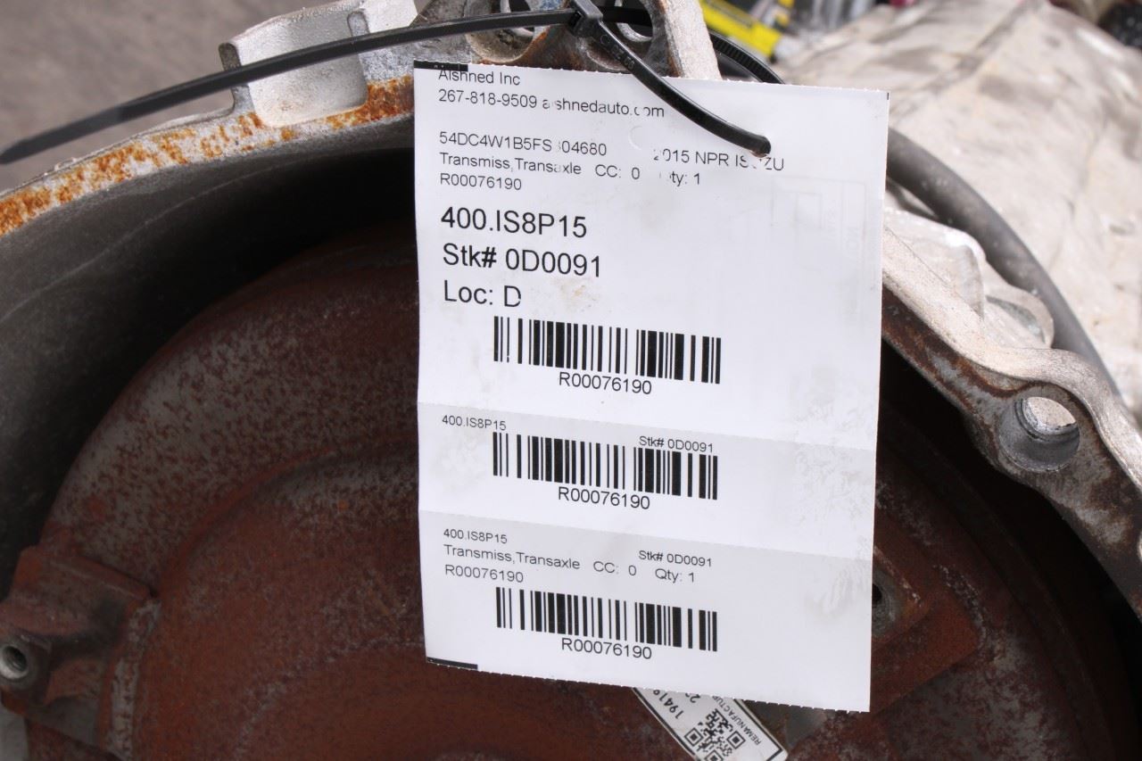 2012-2020 ISUZU NPR HD 6.0L 6-Speed Automatic Transmission 133K 8-24257-187-0 - Alshned Auto Parts