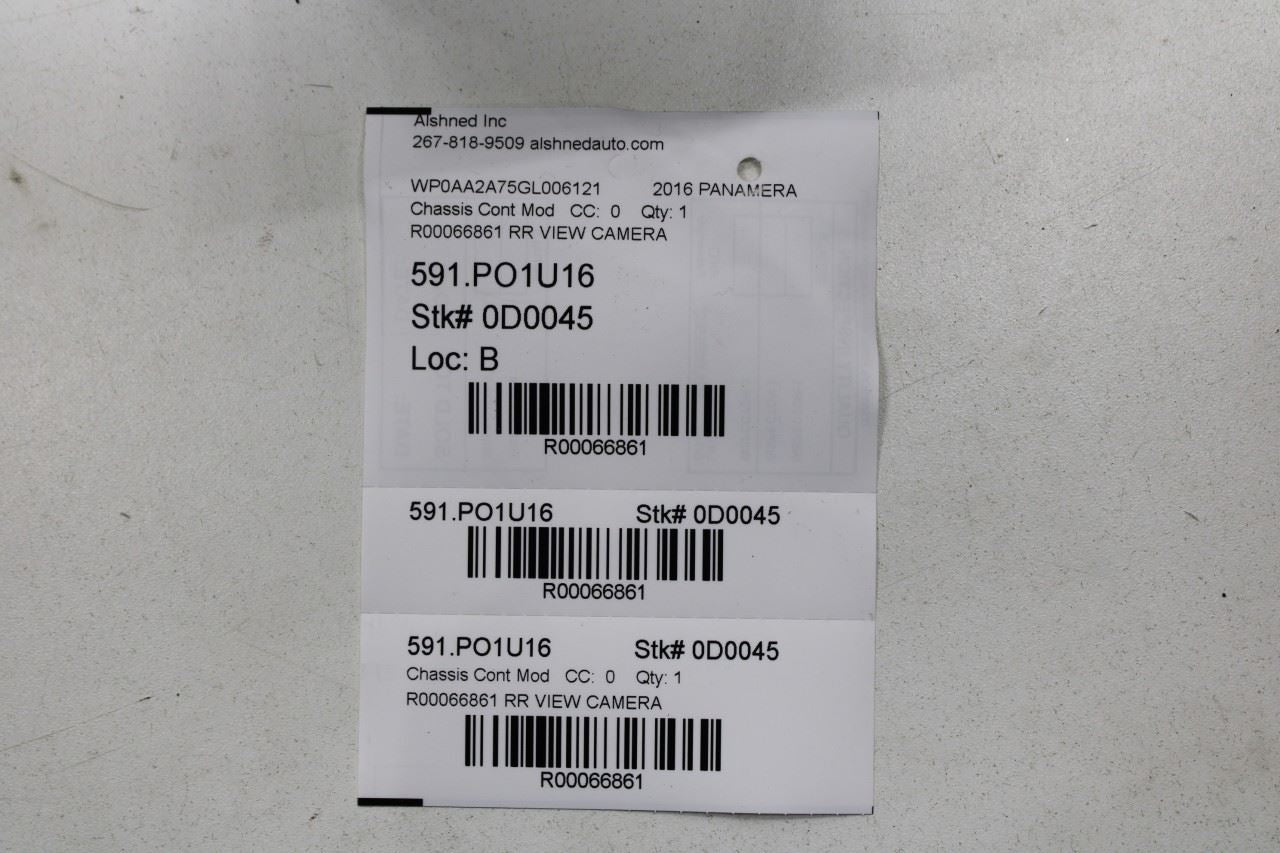 2014-2016 Porsche Panamera 4 3.6L Rear View Camera Control Module 97061873360 - Alshned Auto Parts
