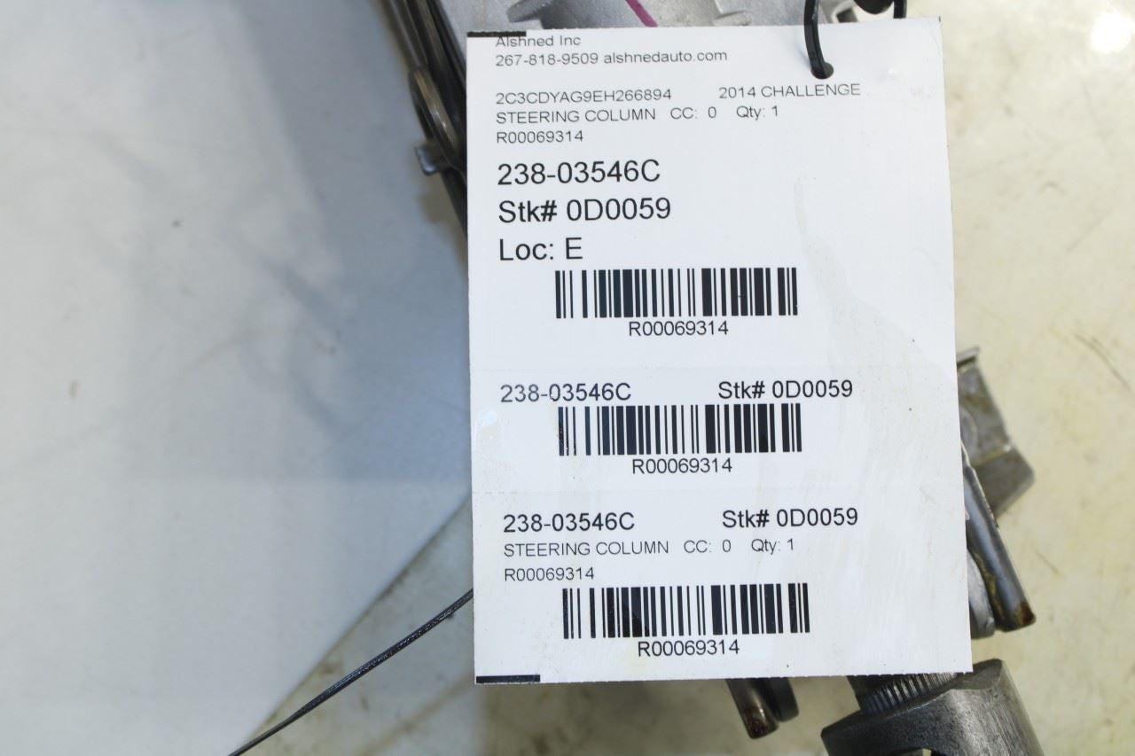 2014-2023 Dodge Challenger SXT 3.6L RWD Steering Column Assembly 68140569AD OEM - Alshned Auto Parts