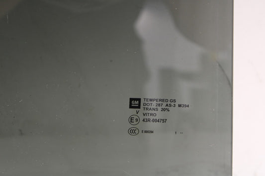 2019-2025 Chevrolet Blazer 2LT Rear Right Side Door Window Glass 42441142 OEM - Alshned Auto Parts