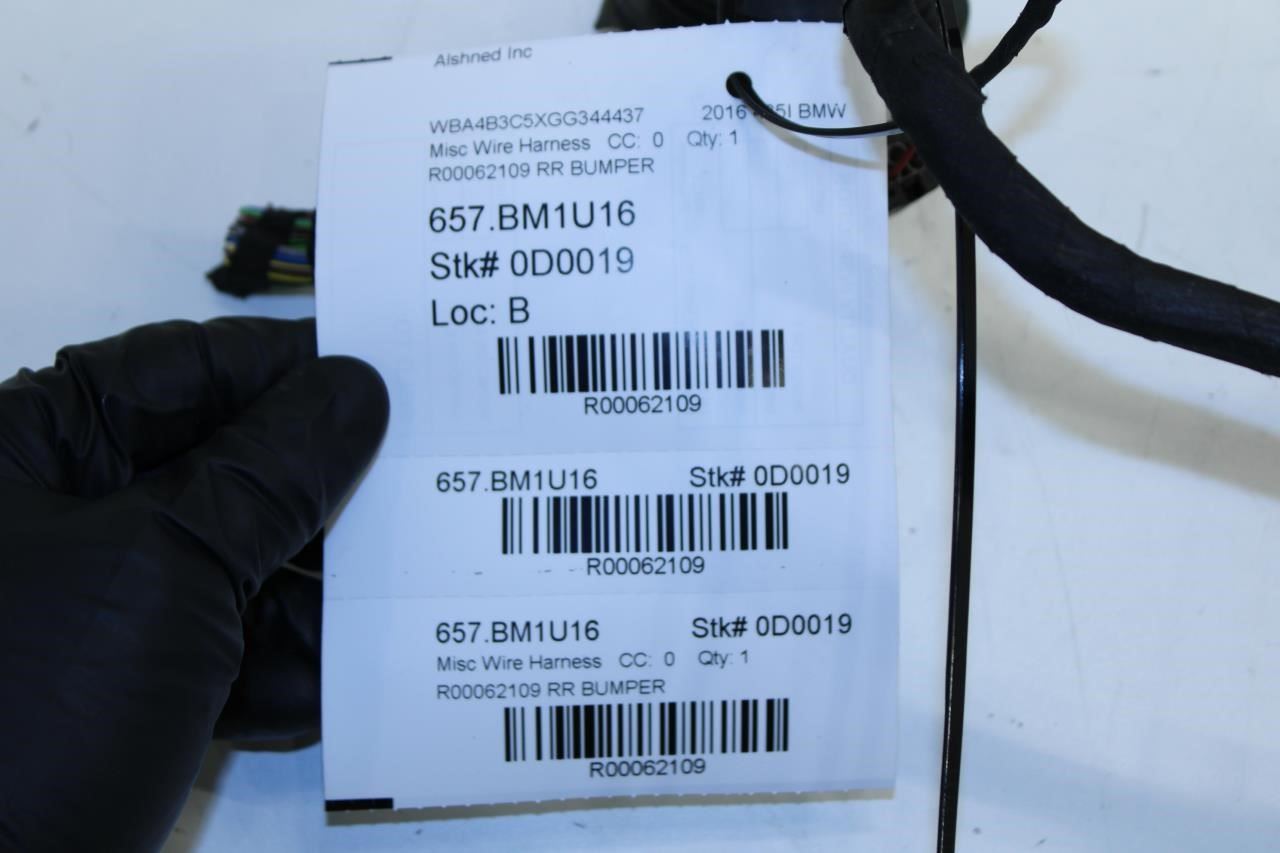 2015-2016 BMW 435i Gran Coupe xDrive Rear Bumper Wire Harness w/ PDC Sensors - Alshned Auto Parts