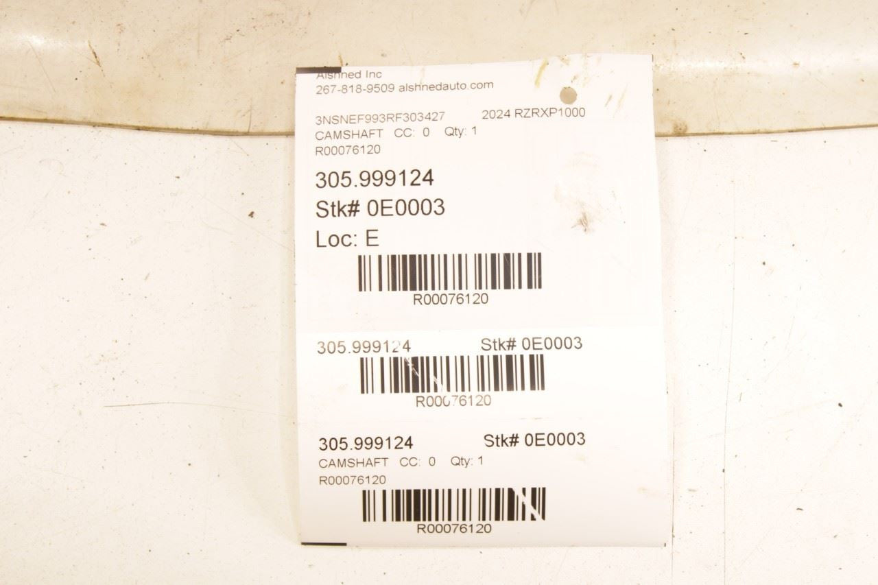 2024 Polaris RZR XP 1000 Ultimate 999cc Engine Intake Camshaft with Sprocket - Alshned Auto Parts