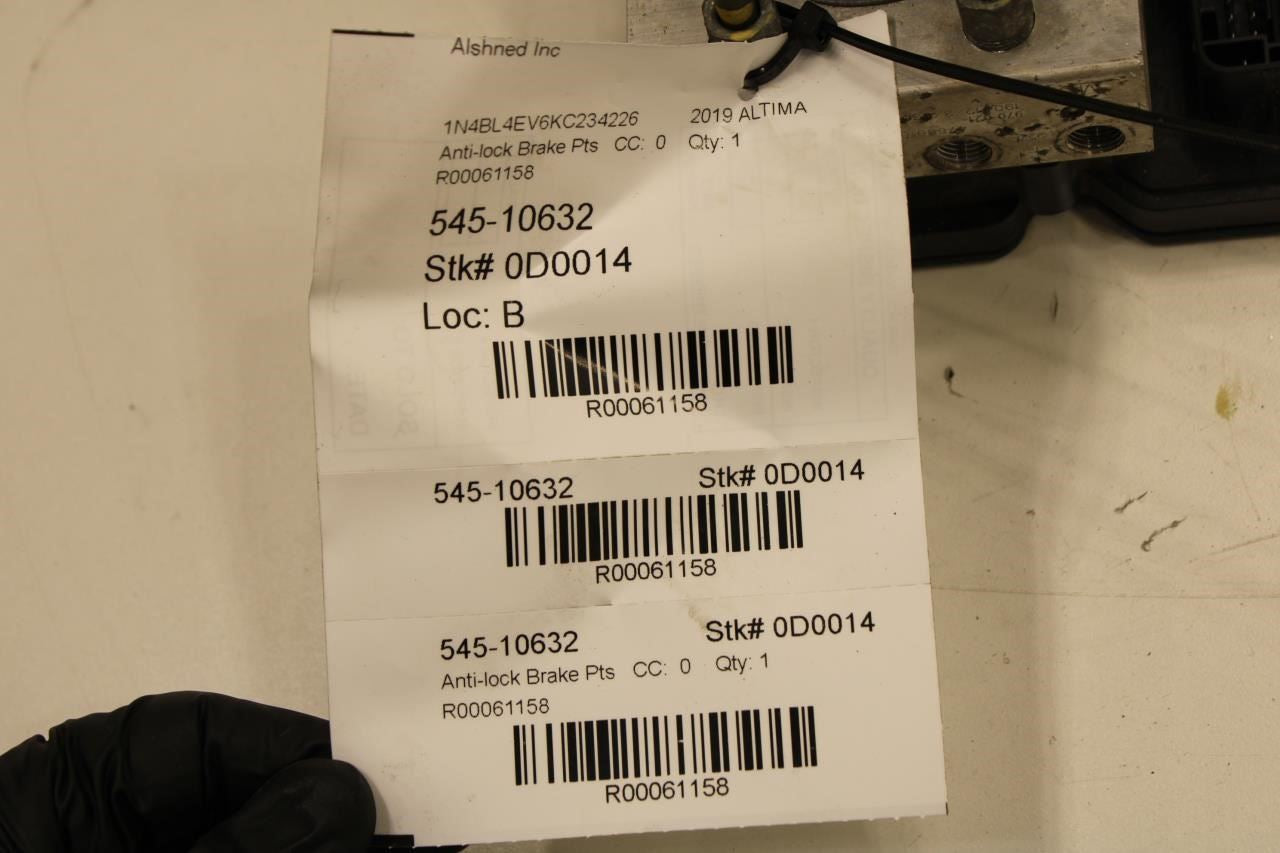 19-2020 Nissan Altima 2.5 SL ABS Anti Lock Brake Pump Control Module 47660-6CC0B - Alshned Auto Parts