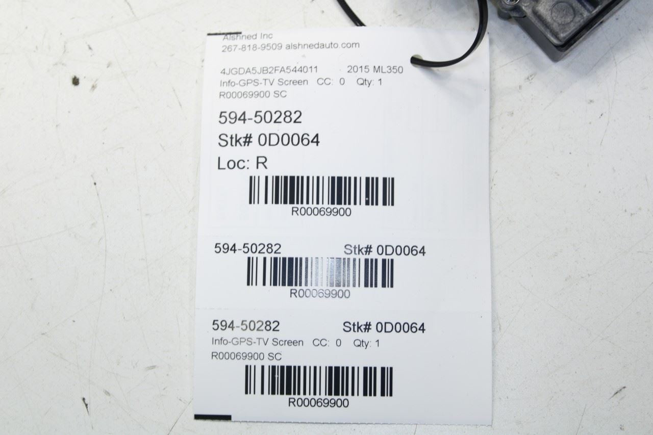2012-2015 Mercedes-Benz ML350 Dash Information 7'' Display Screen w/ Navigation - Alshned Auto Parts