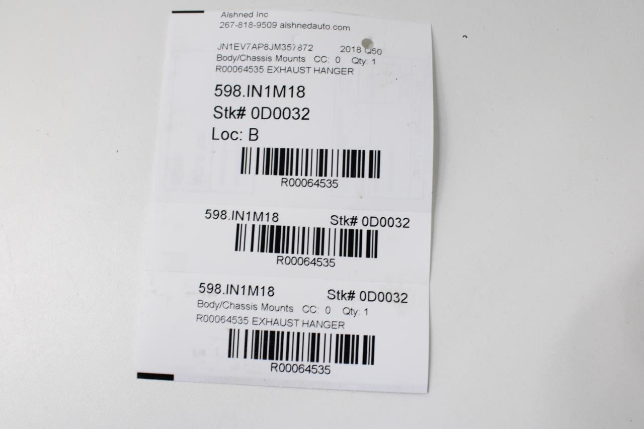 2014-2023 Infiniti Q50 Luxe RWD Rear Left and Right Side Exhaust Muffler Hanger - Alshned Auto Parts