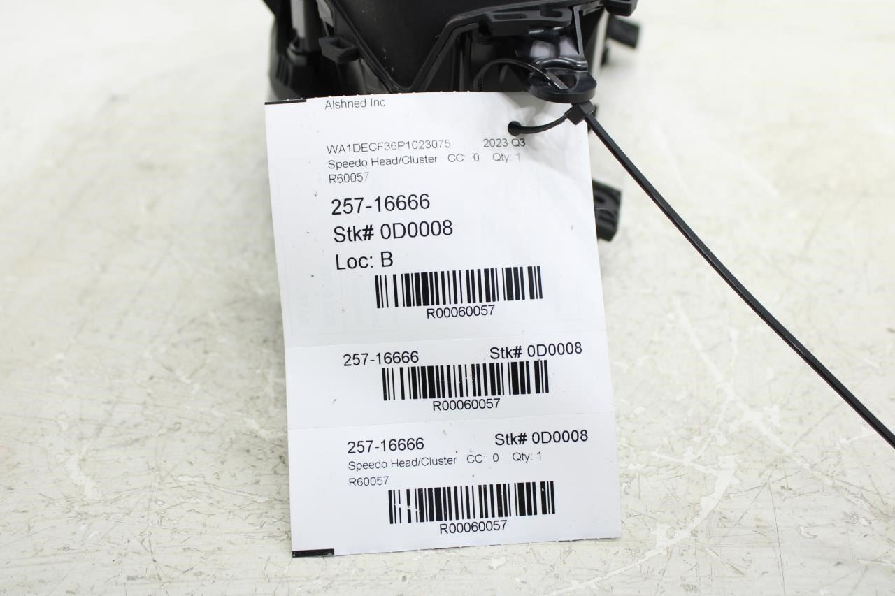 2022-24 Audi Q3 S Line Speed Gauge Instrument Cluster 22K Mileage 83A-920-800-E - Alshned Auto Parts