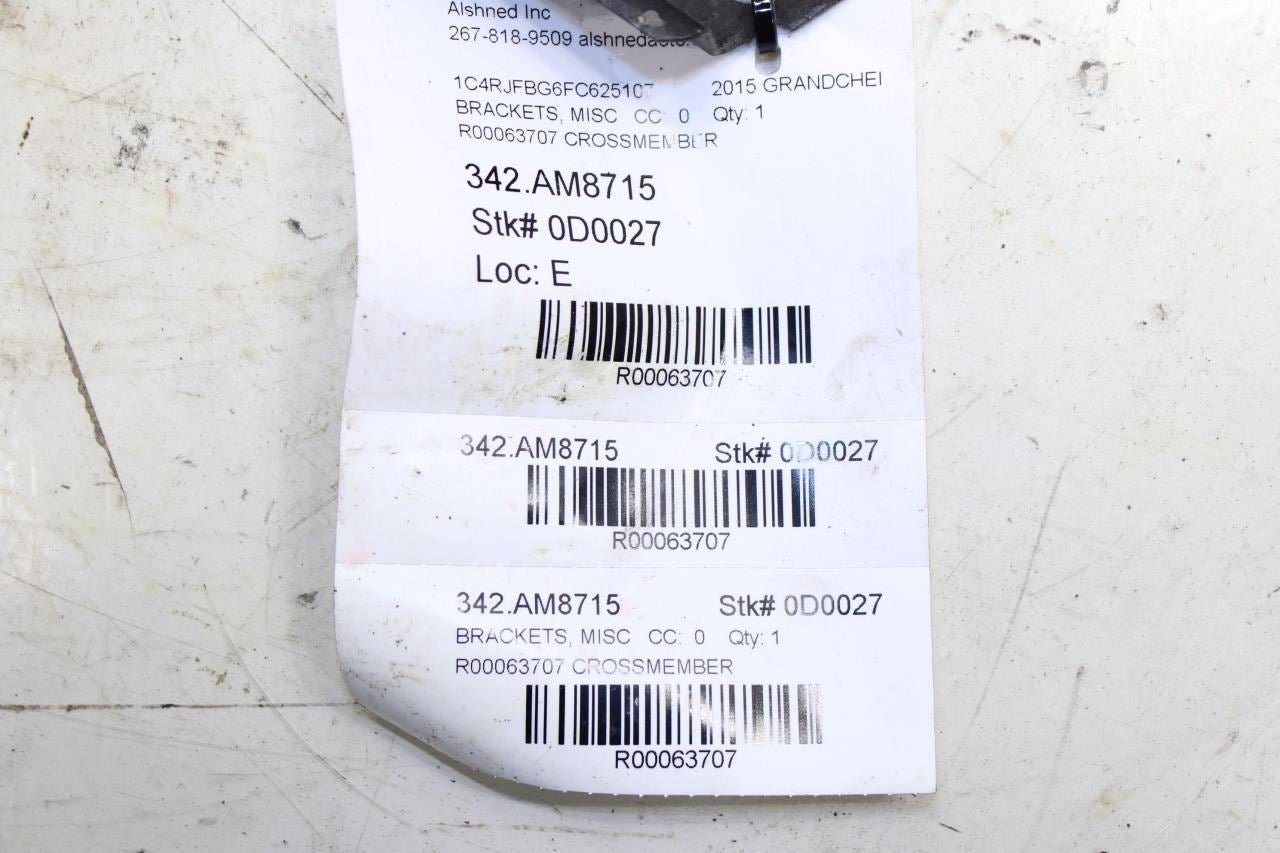 11-21 Jeep Grand Cherokee Limited Front Right Crossmember Bracket 52124642AB OEM - Alshned Auto Parts