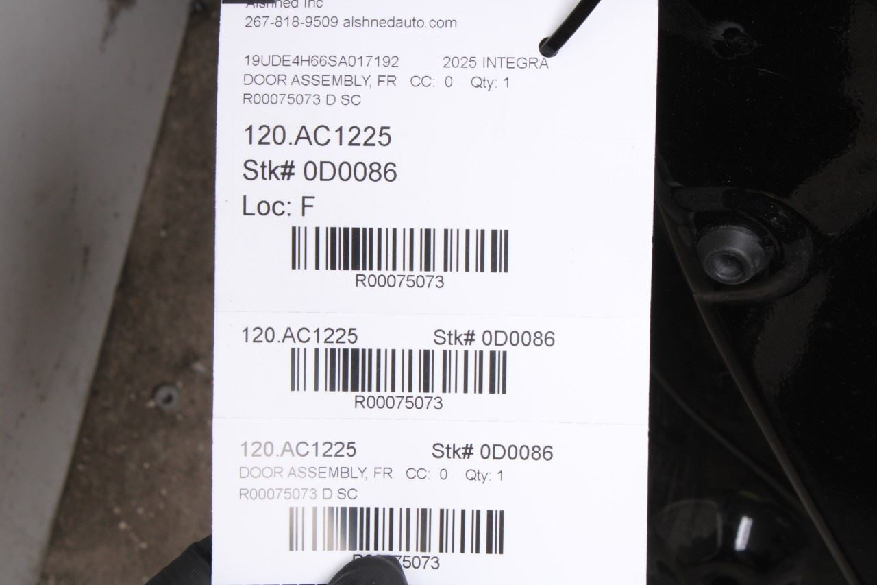 2023-26 Acura Integra A-Spec Front Left Door Shell Panel 67050-3S5-A00ZZ *ReaD* - Alshned Auto Parts