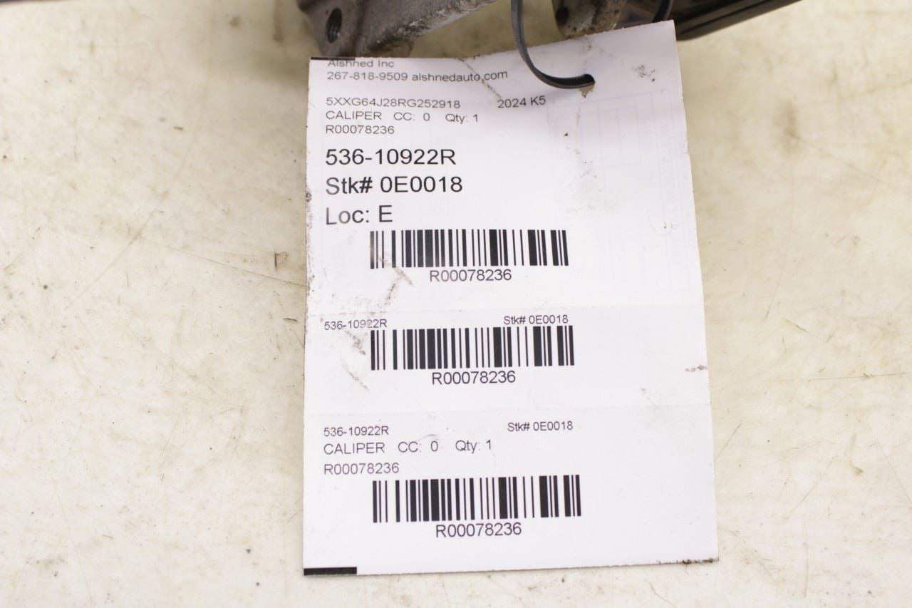 2021-24 Kia K5 GT-Line Rear Right Passenger Side Brake Disc Caliper 58311-L1A05 - Alshned Auto Parts