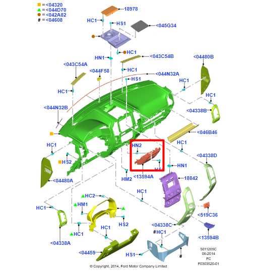 19-20 Ford F150 XL Super Cab 4WD Dash Center Lower Storage Tray w/ Power Outlets - Alshned Auto Parts